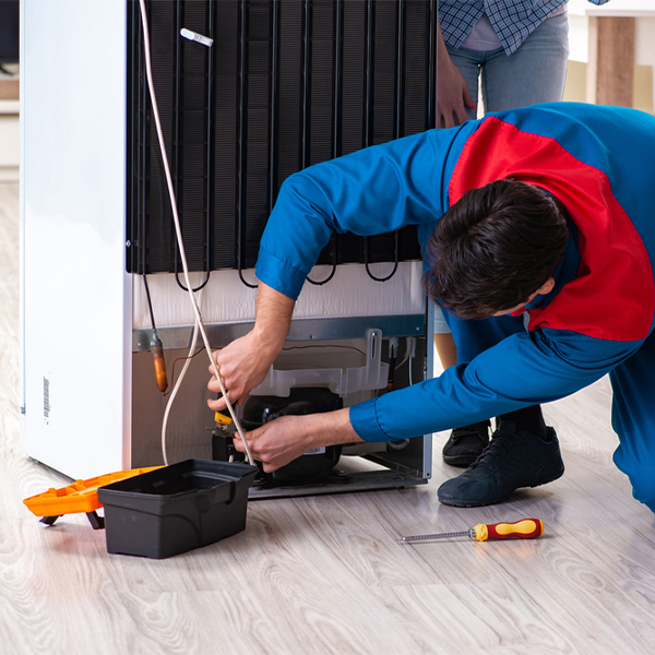 how much do you charge for refrigerator repair services in Preston